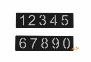 Трафарет цифри на вулик (0-9)