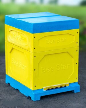 Улей ППУ "BeeStar" (1 корпус Дадан 300 мм + 1 магазин на 10 рамок) - цветной