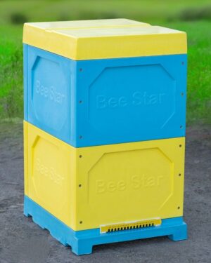 Улей ППУ "BeeStar" (2 корпуса Дадан 300 мм на 10 рамок) - цветной