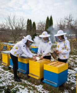 ПОПОВНЮЮЧИ ЗИМНІ ЗАПАСИ БЖОЛИНОЇ СІМ’Ї
